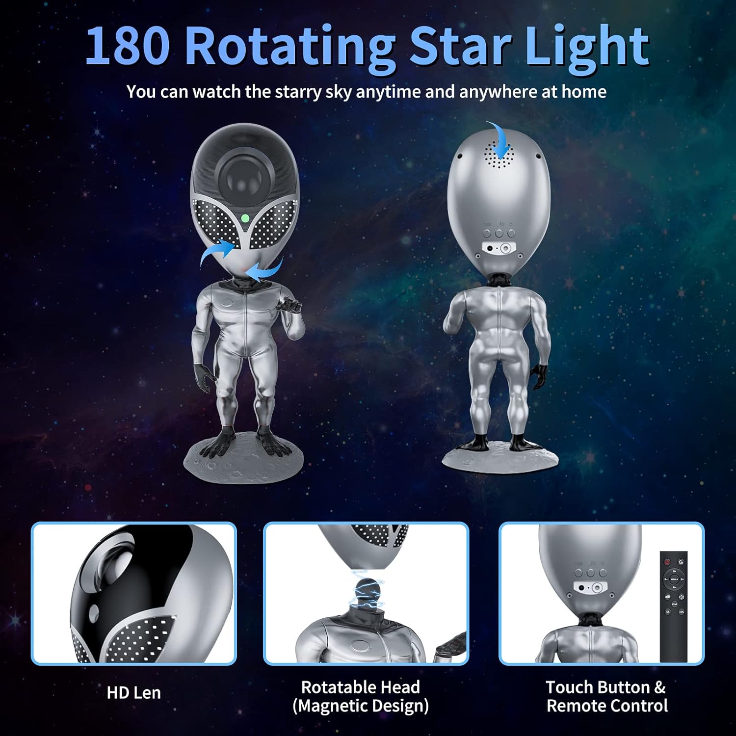 👽 Proyector Alienígena | Rgb Luces LED 👾