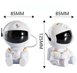 🚀 Lámpara Astronauta Proyector Galáctico LED – 7 Colores + Control Remoto