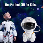 🚀 Lámpara Astronauta Proyector Galáctico LED – 7 Colores + Control Remoto