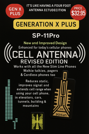 📡 Amplificador de Señal GEN X PLUS – Edición Dorada ¡Dale superpoderes a la señal de tu celular! 💥