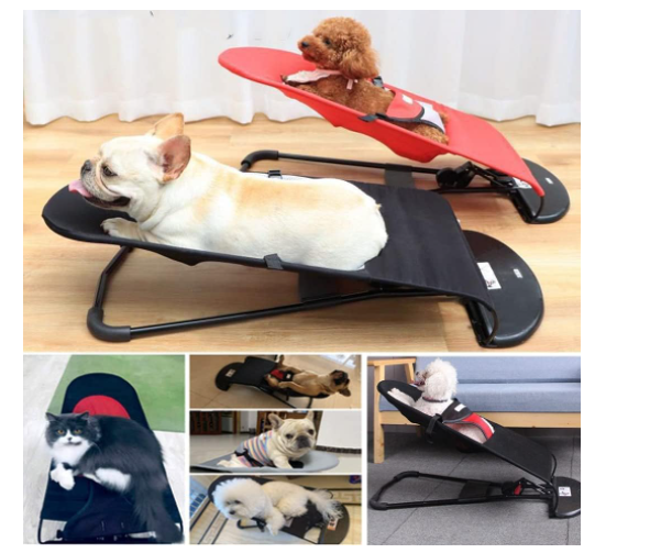 🐾 Mecedora para Perros – Comodidad, Ejercicio y Estilo en Uno 🐶🖤